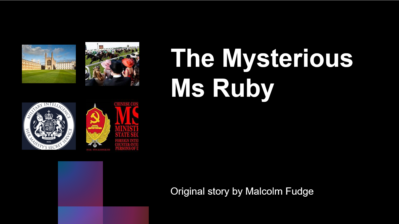 Existing The Mysterious Ms Ruby project material from AIF